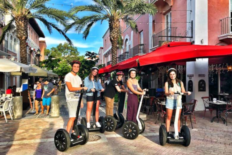 Recorriendo Miami en segway