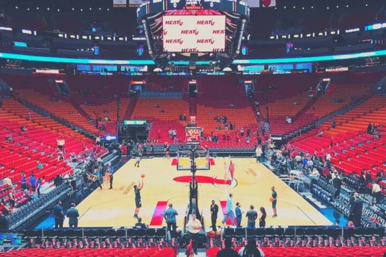 Pista de baloncesto del Miami Heat