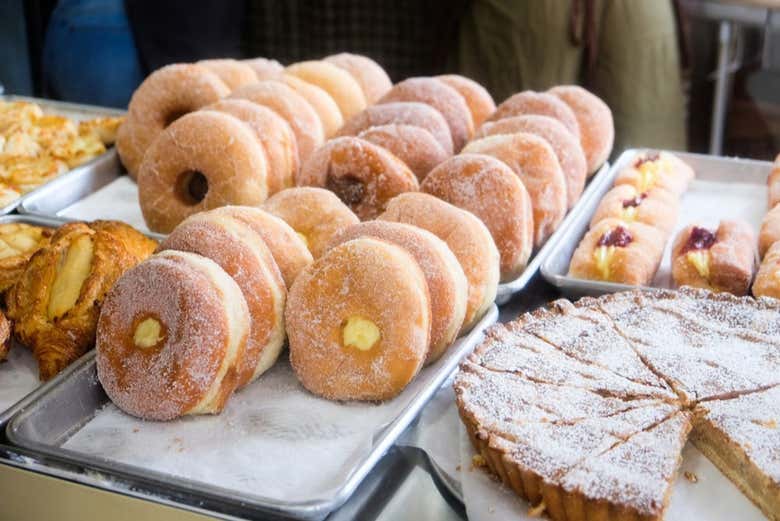 Deliciosos dónuts de diferentes sabores